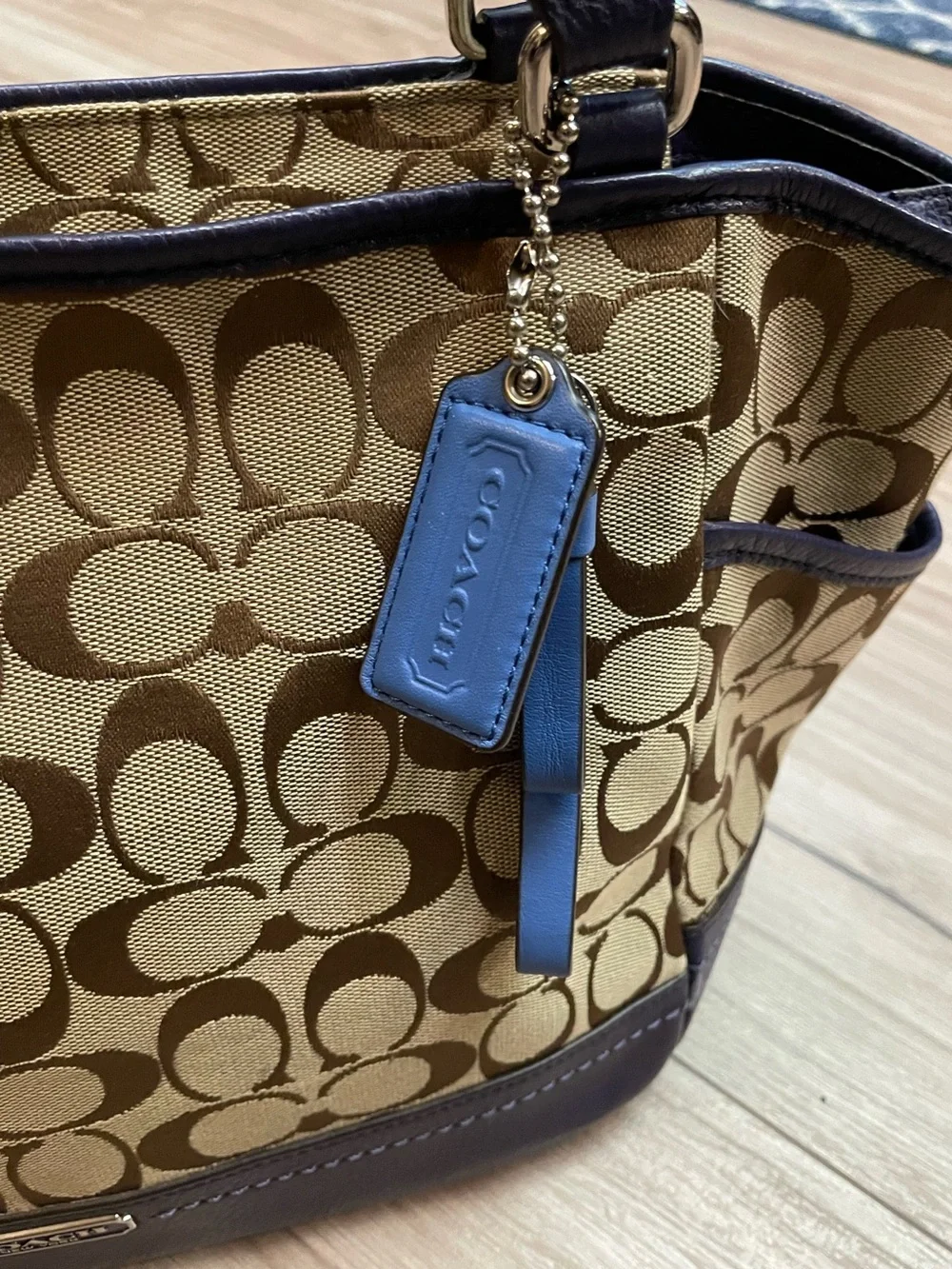 Coach Park Signature Carrie Tote